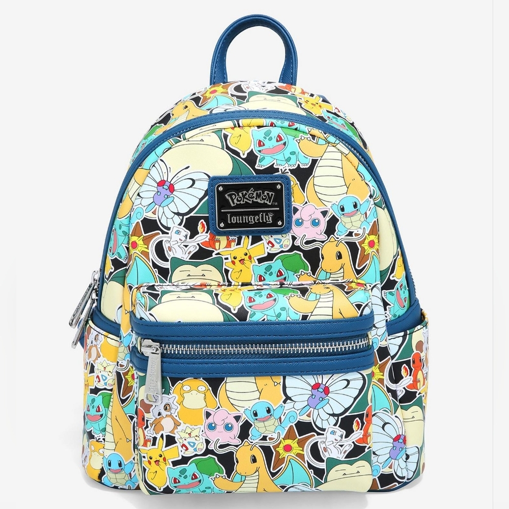 Loungefly Pokemon Sticker Collage Mini Backpack